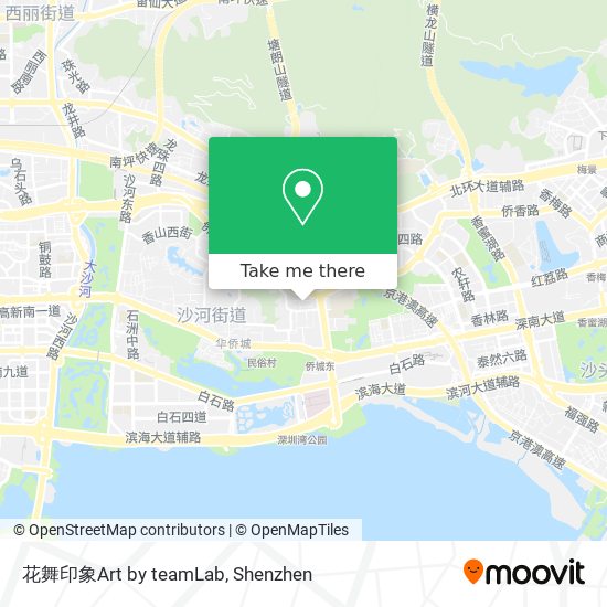 花舞印象Art by teamLab map