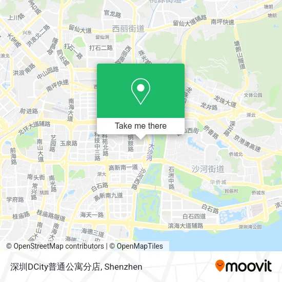 深圳DCity普通公寓分店 map