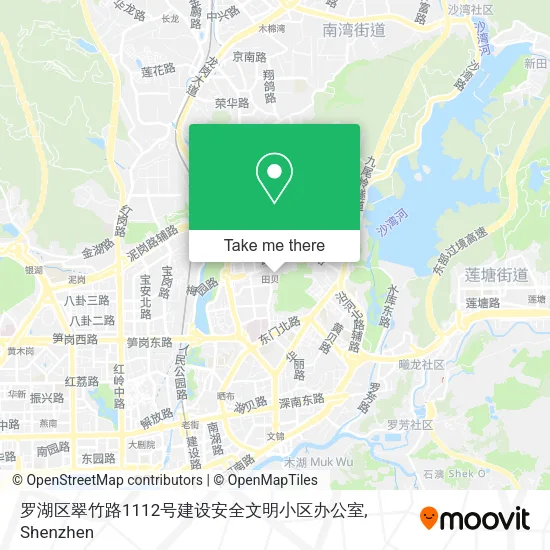 罗湖区翠竹路1112号建设安全文明小区办公室 map