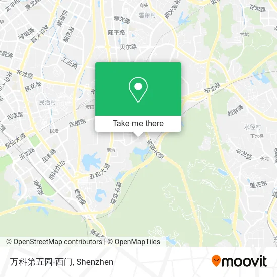 万科第五园-西门 map