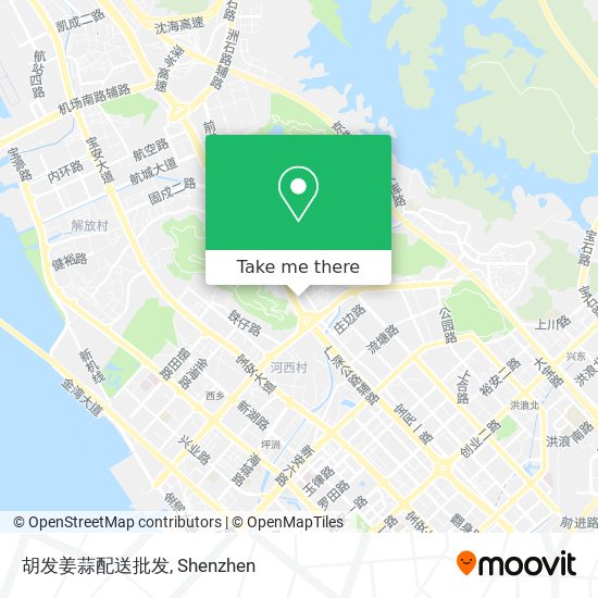 胡发姜蒜配送批发 map