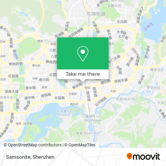 Samsonite map
