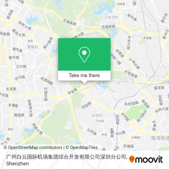 广州白云国际机场集团综合开发有限公司深圳分公司 map