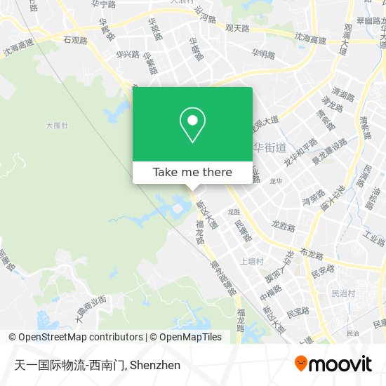 天一国际物流-西南门 map