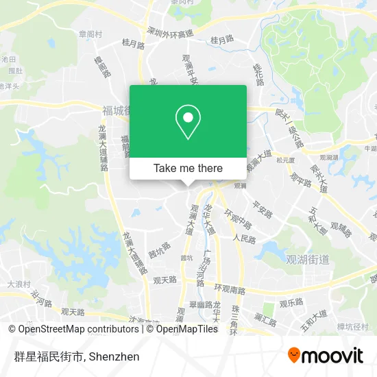 群星福民街市 map