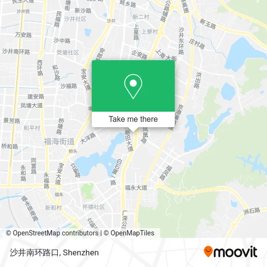 沙井南环路口 map