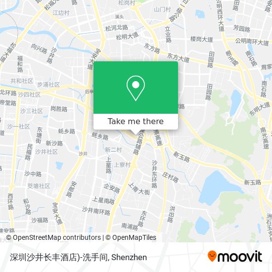 深圳沙井长丰酒店)-洗手间 map