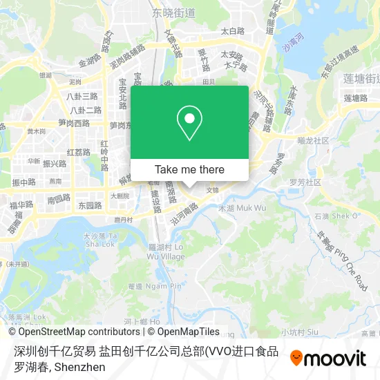 深圳创千亿贸易 盐田创千亿公司总部 map