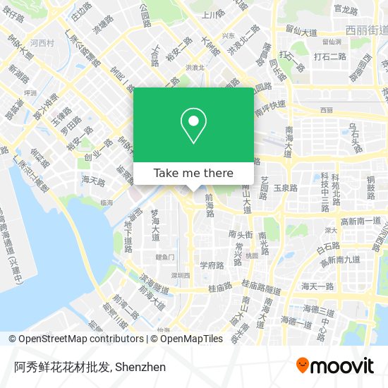 阿秀鲜花花材批发 map