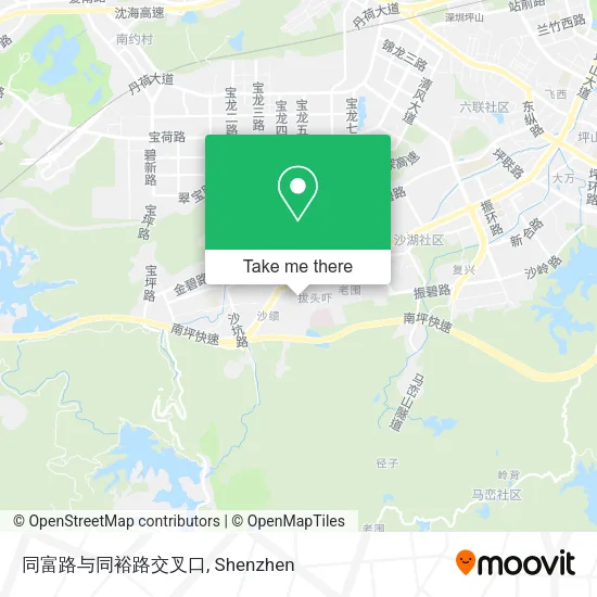 同富路与同裕路交叉口 map