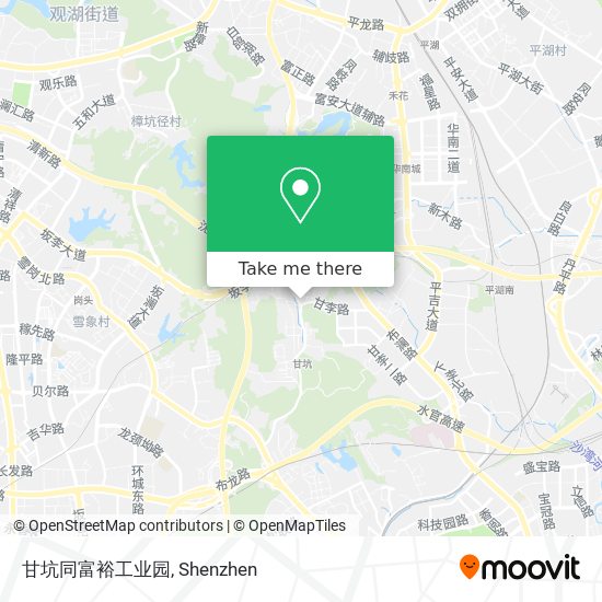 甘坑同富裕工业园 map
