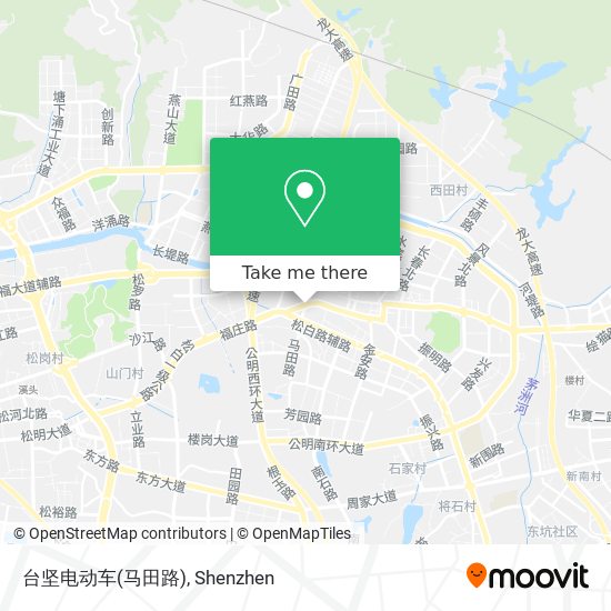 台坚电动车(马田路) map