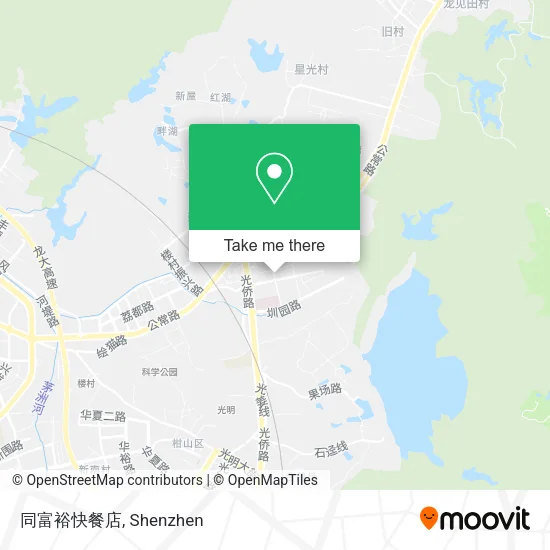 同富裕快餐店 map