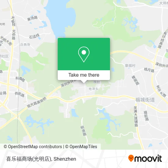 喜乐福商场(光明店) map