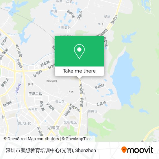 深圳市鹏想教育培训中心(光明) map