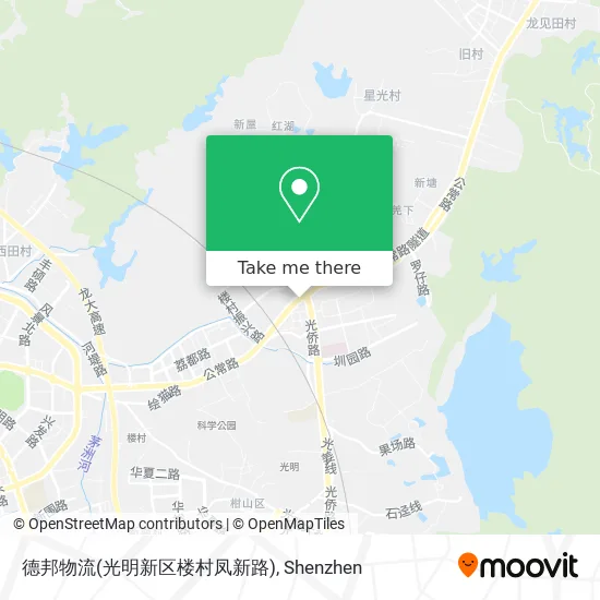 德邦物流(光明新区楼村凤新路) map