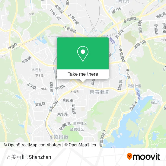 万美画框 map