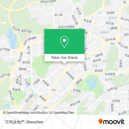 万鸿业地产 map