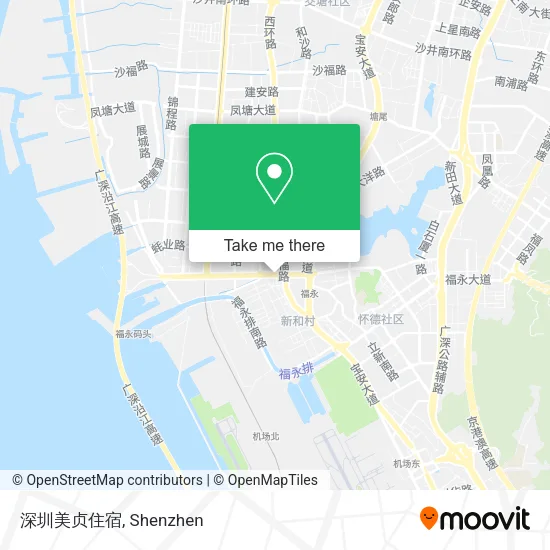 深圳美贞住宿 map