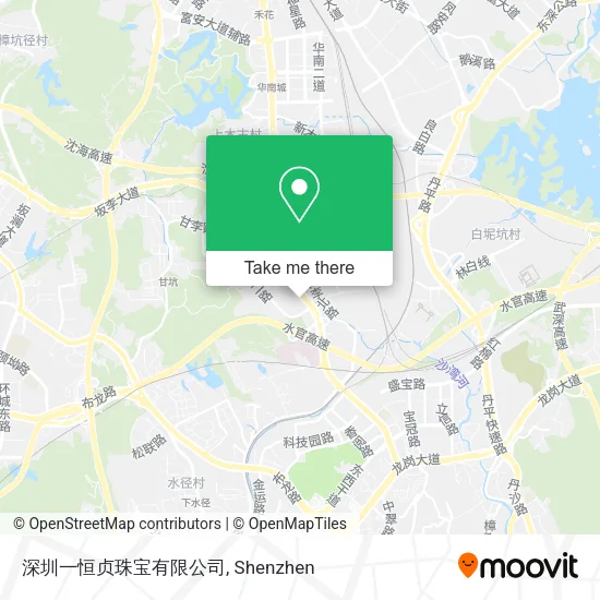 深圳一恒贞珠宝有限公司 map