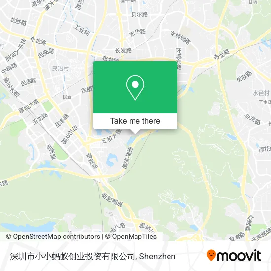 深圳市小小蚂蚁创业投资有限公司 map