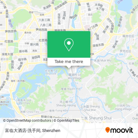 富临大酒店-洗手间 map