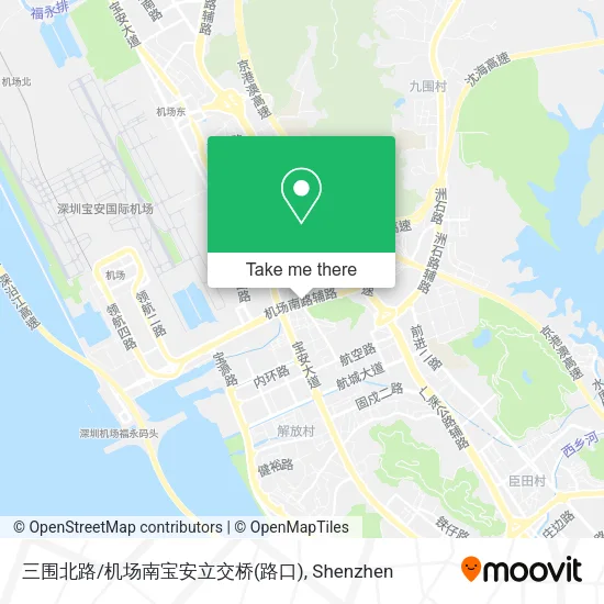 三围北路/机场南宝安立交桥(路口) map