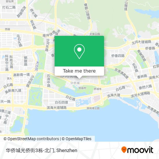 华侨城光侨街3栋-北门 map