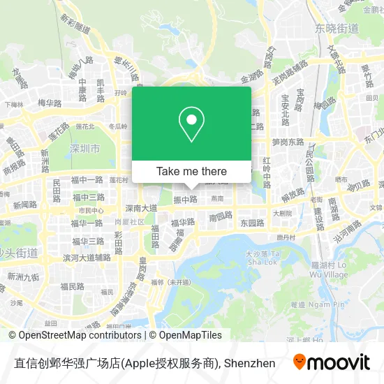 直信创邺华强广场店(Apple授权服务商) map