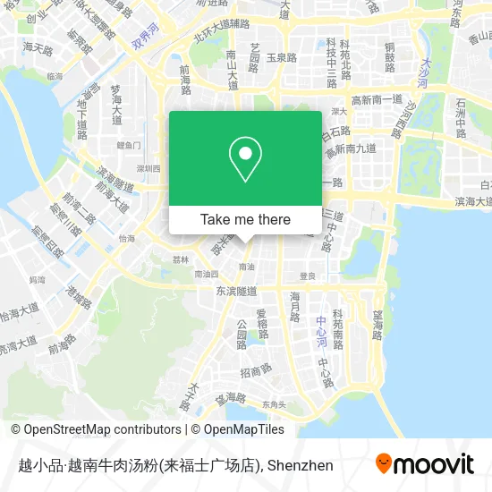 越小品·越南牛肉汤粉(来福士广场店) map