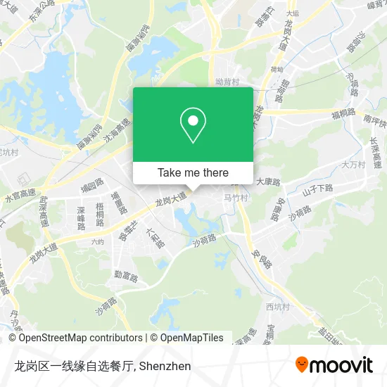 龙岗区一线缘自选餐厅 map