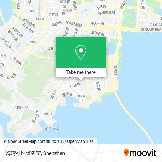 海湾社区警务室 map
