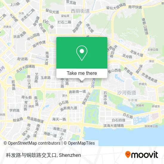 科发路与铜鼓路交叉口 map