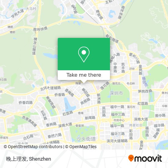 晚上理发 map