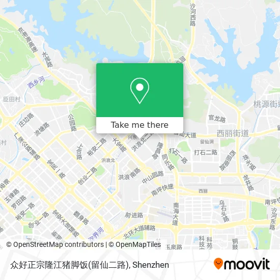 众好正宗隆江猪脚饭(留仙二路) map