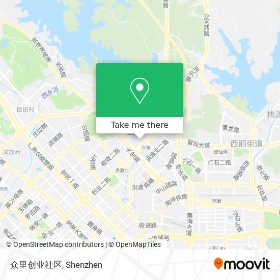 众里创业社区 map