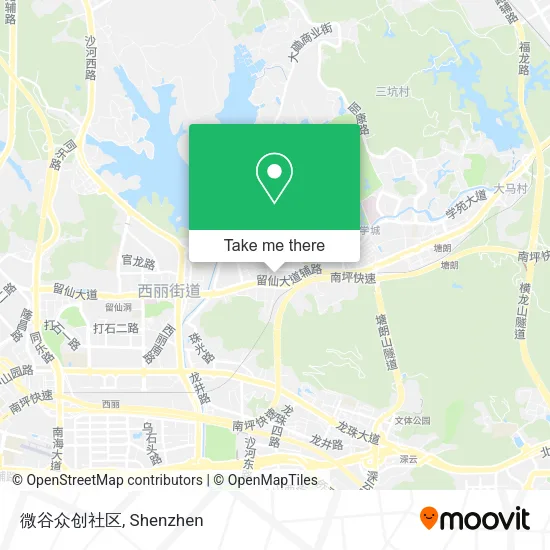 微谷众创社区 map