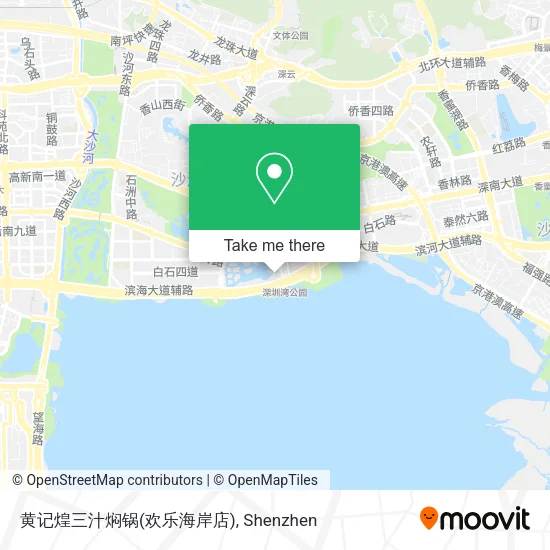黄记煌三汁焖锅(欢乐海岸店) map