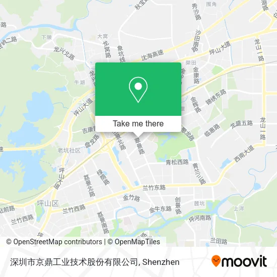 深圳市京鼎工业技术股份有限公司 map