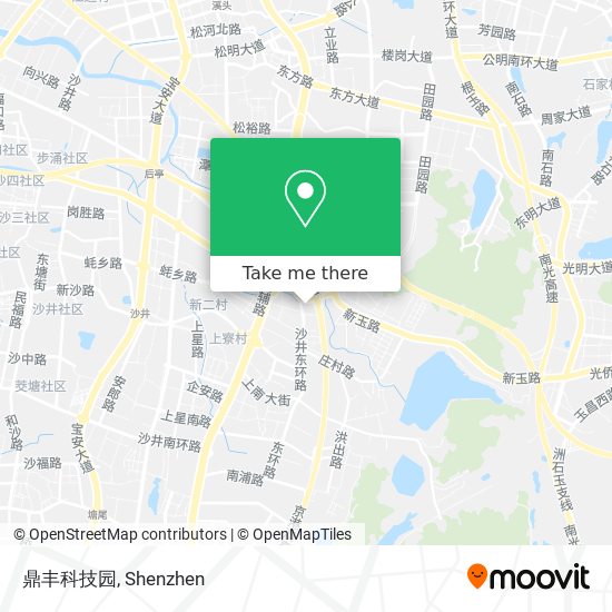 鼎丰科技园 map