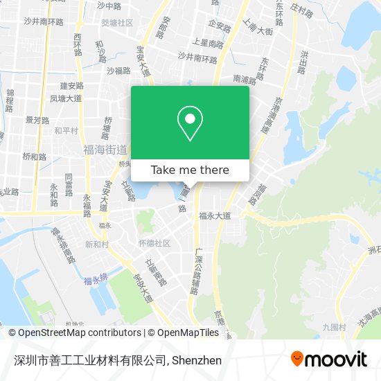 深圳市善工工业材料有限公司 map