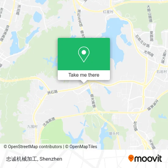 忠诚机械加工 map