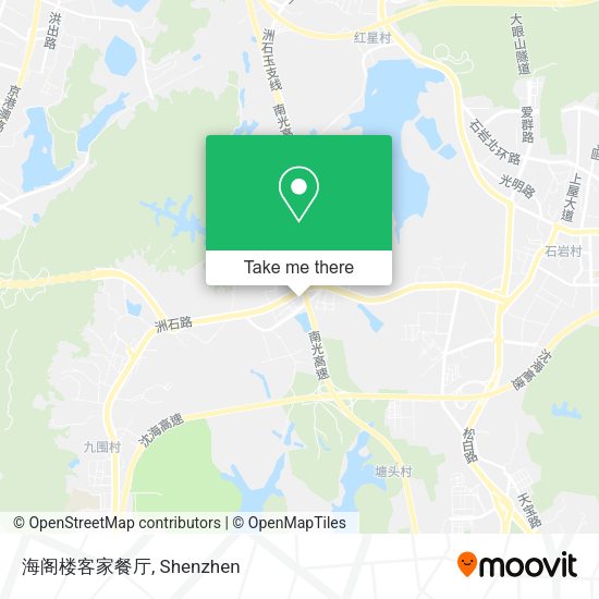 海阁楼客家餐厅 map