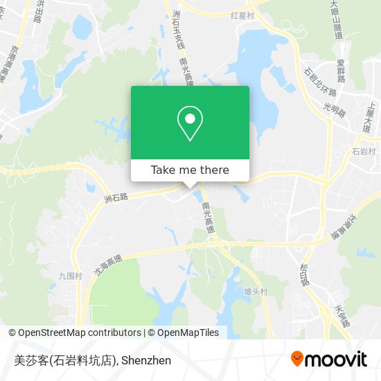 美莎客(石岩料坑店) map