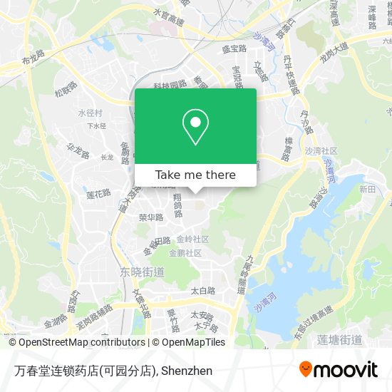 万春堂连锁药店(可园分店) map