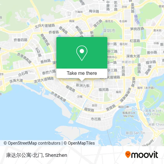 康达尔公寓-北门 map