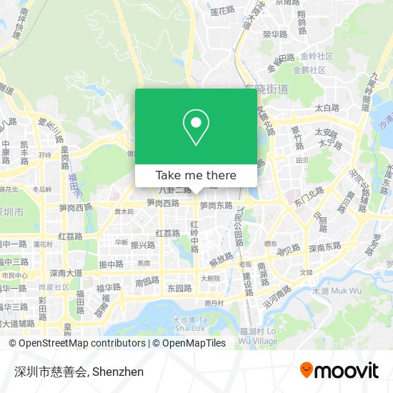 深圳市慈善会 map