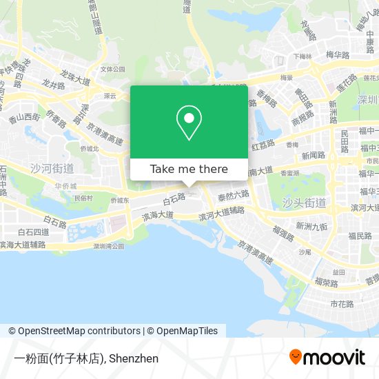 一粉面(竹子林店) map