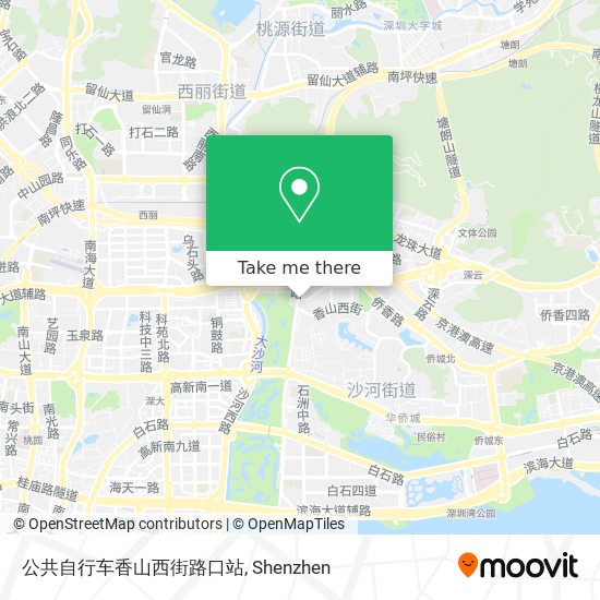 公共自行车香山西街路口站 map