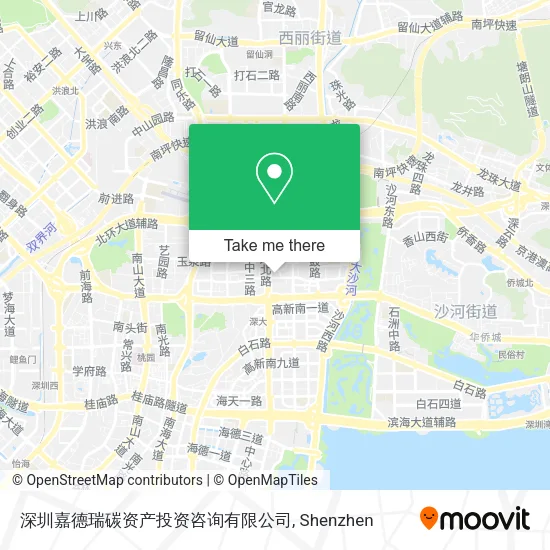 深圳嘉德瑞碳资产投资咨询有限公司 map